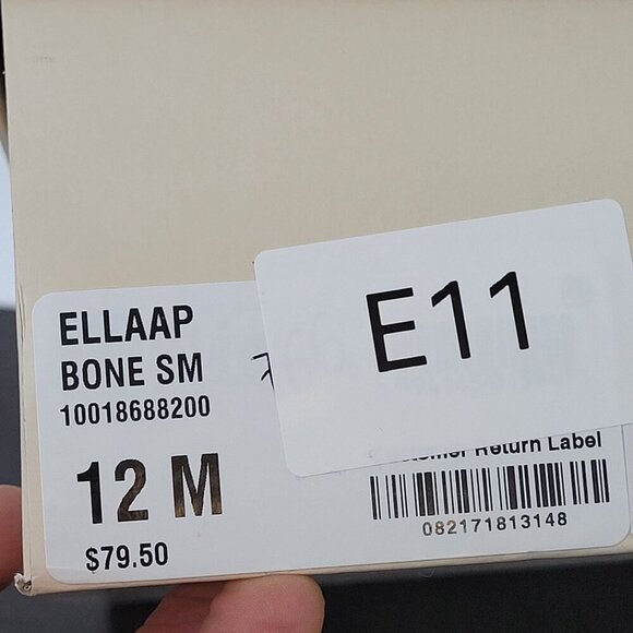 NEW On 34th Womens Ellaa Fisherman Sandal Bone Smooth Size 12 - Picture 8 of 8